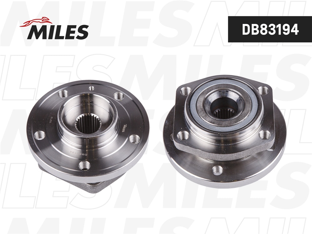 MILES DB83194 Ступица колеса передняя с подшипником VOLVO 850/C70/S70/V70 91-05 (SKF VKBA3415) DB83194