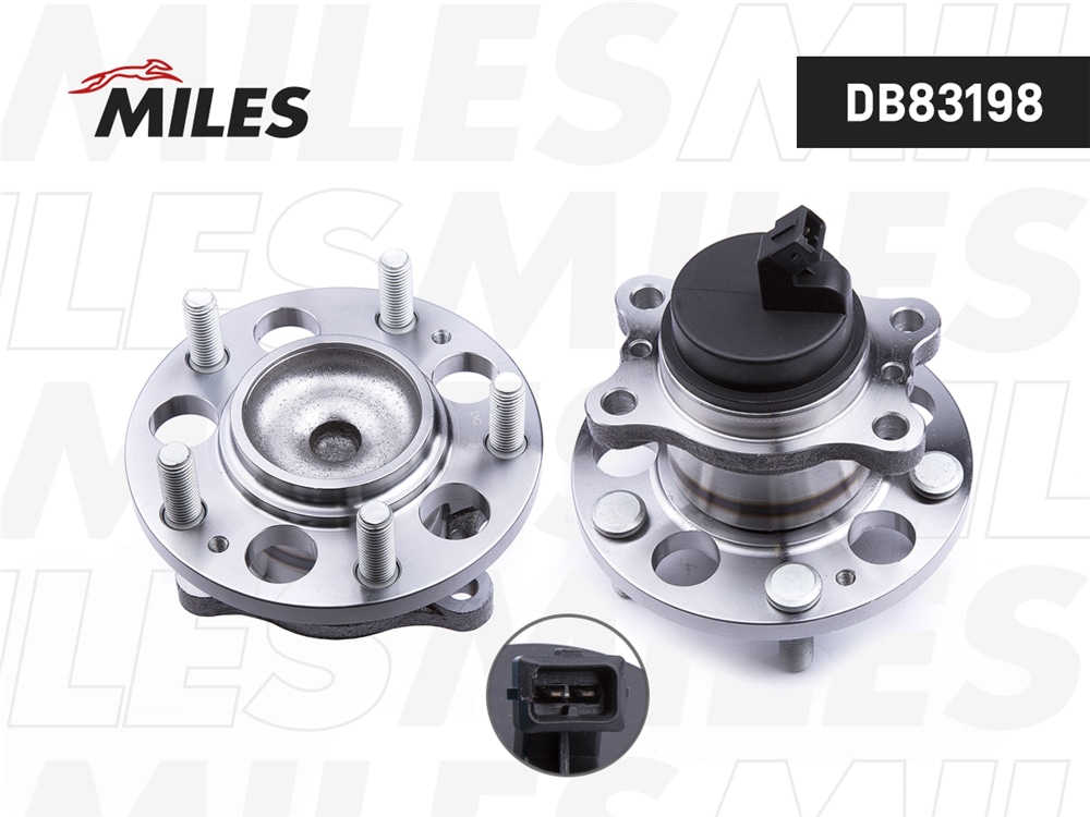 MILES DB83198 Ступица с подшипником KIA SOUL II 14- зад. + ABS