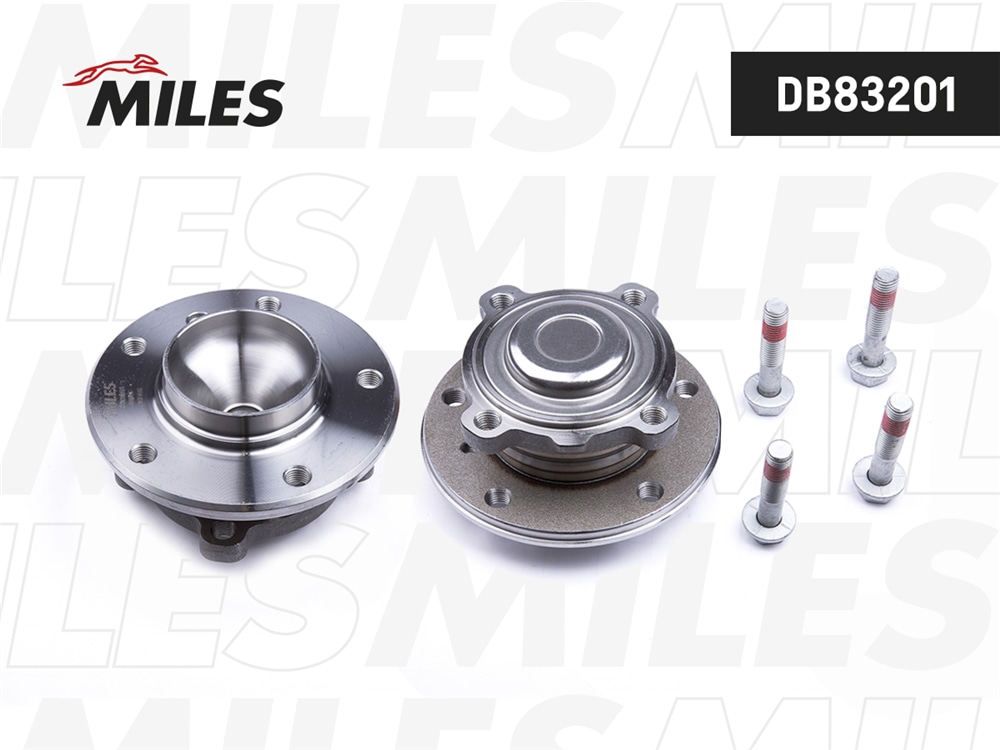 MILES DB83201 Ступица колеса передняя с подшипником BMW E81/E87/E90 (FAG 713 6493 80) DB83201
