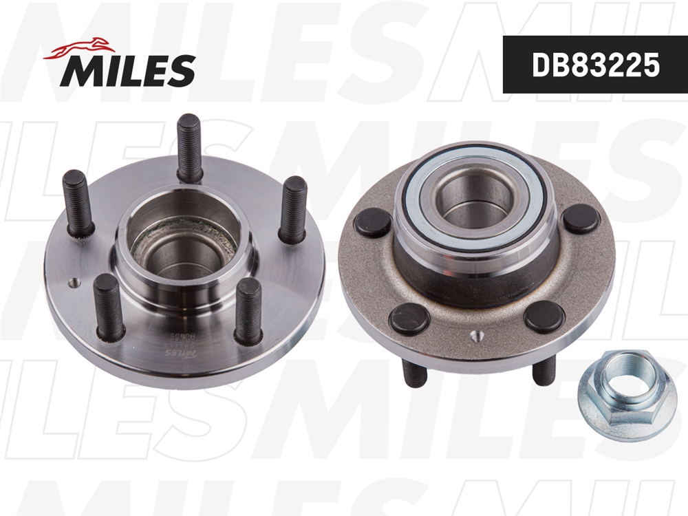 MILES DB83225 Ступица с подшипником VOLVO 740/760/940/960 81-92 пер. -ABS