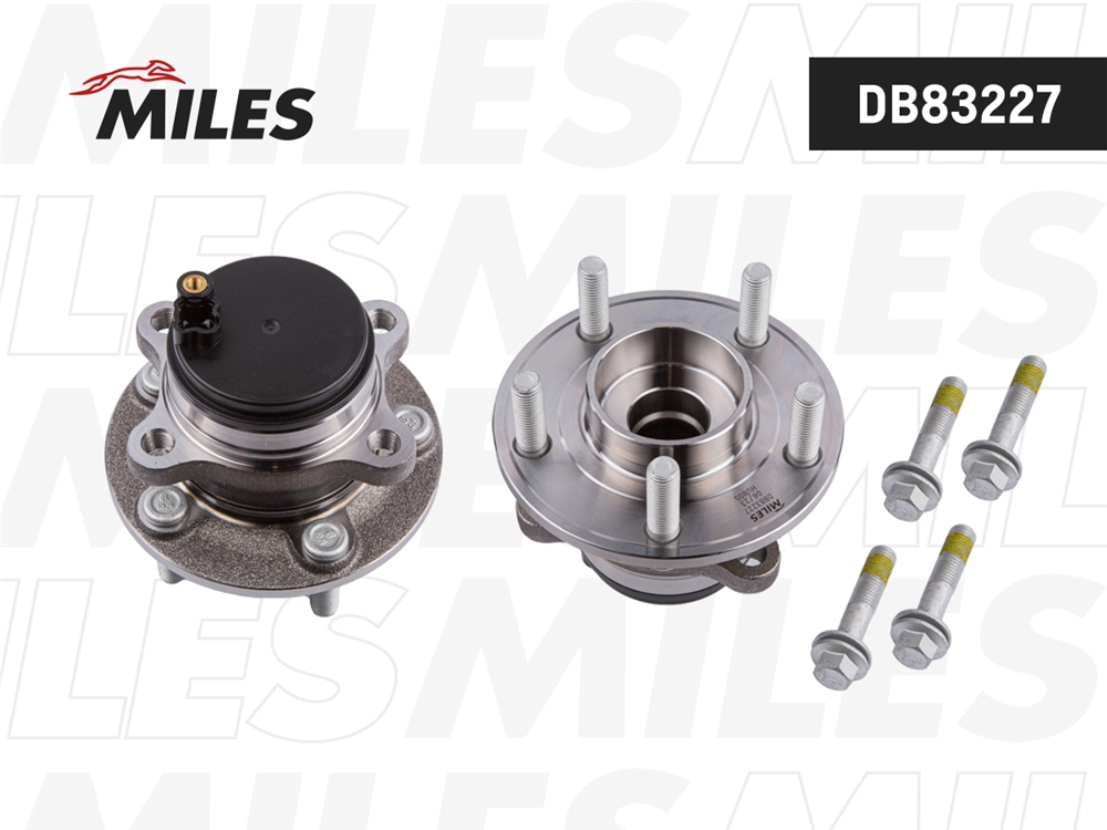 MILES DB83227 Ступица с подшипником FORD MONDEO V 14- зад. + ABS