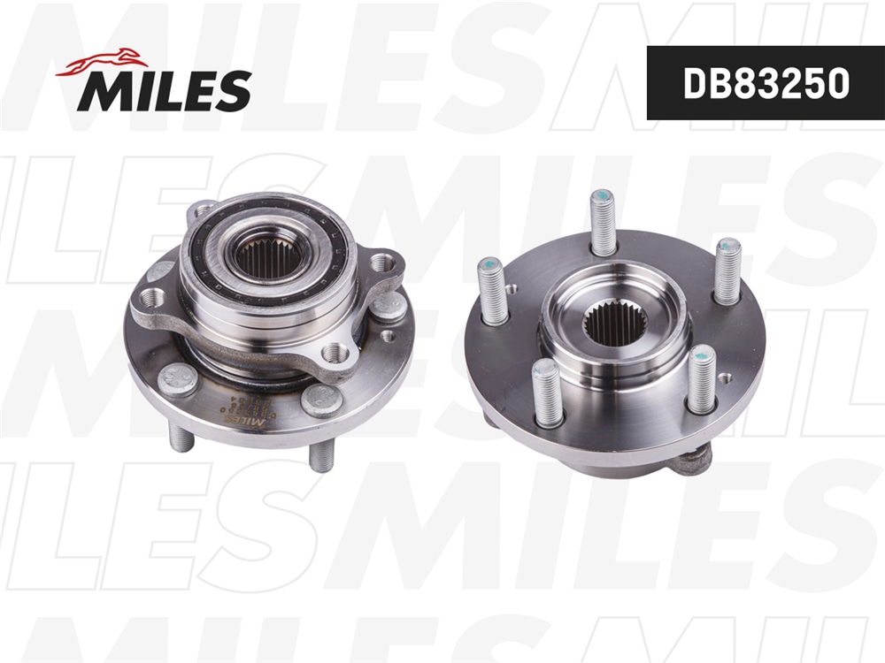 MILES DB83250 Ступица колеса передняя с подшипником HYUNDAI I30/KIA CEED 12- (GSP 9327048) DB83250