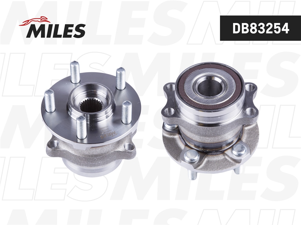 MILES DB83254 Ступица колеса задняя с подшипником SUBARU FORESTER/IMPREZA 11- DB83254