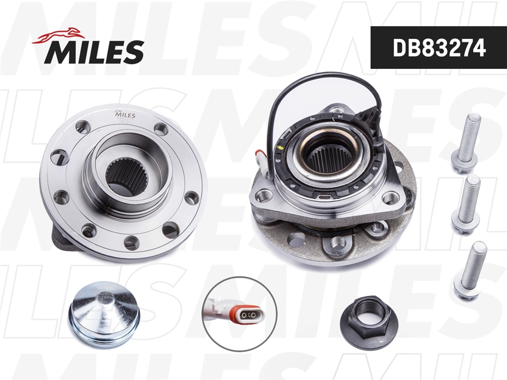 MILES DB83274 Ступица с подшипником OPEL ASTRA H/ZAFIRA B 1.9CDTI-2.0T 04- пер. (5 отв.)