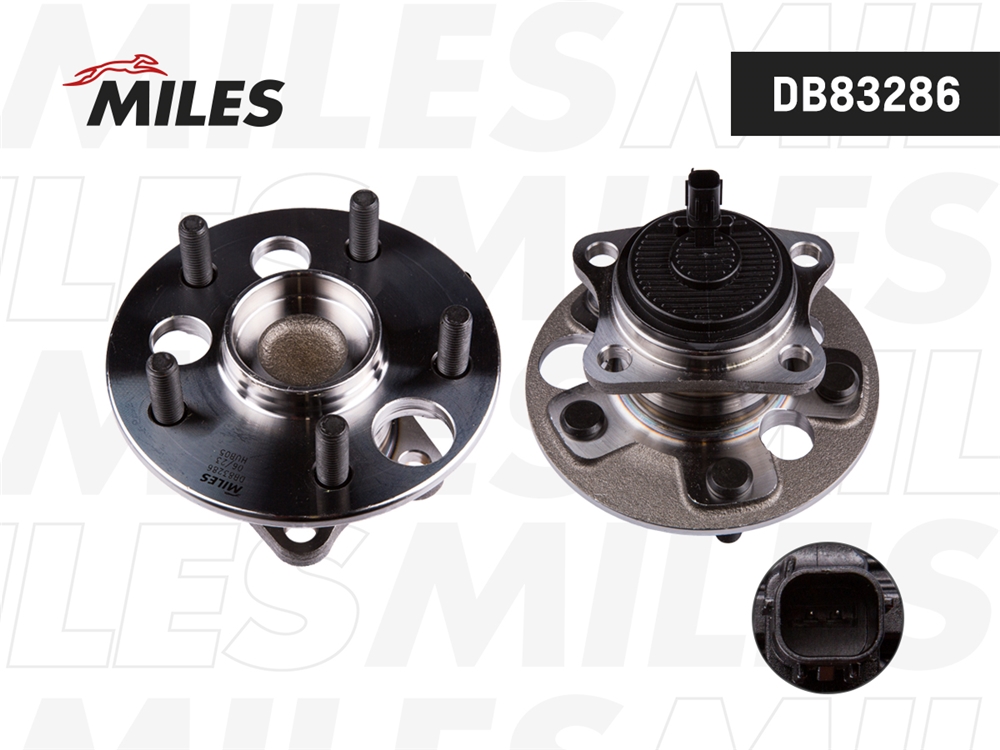 MILES DB83286 Ступица с подшипником TOYOTA AURIS/COROLLA 07- зад.  DB83286