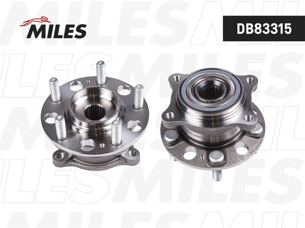MILES DB83315 Ступица с подшипником HYUNDAI TUCSON III/KIA SPORTAGE IV 15- зад. DB83315