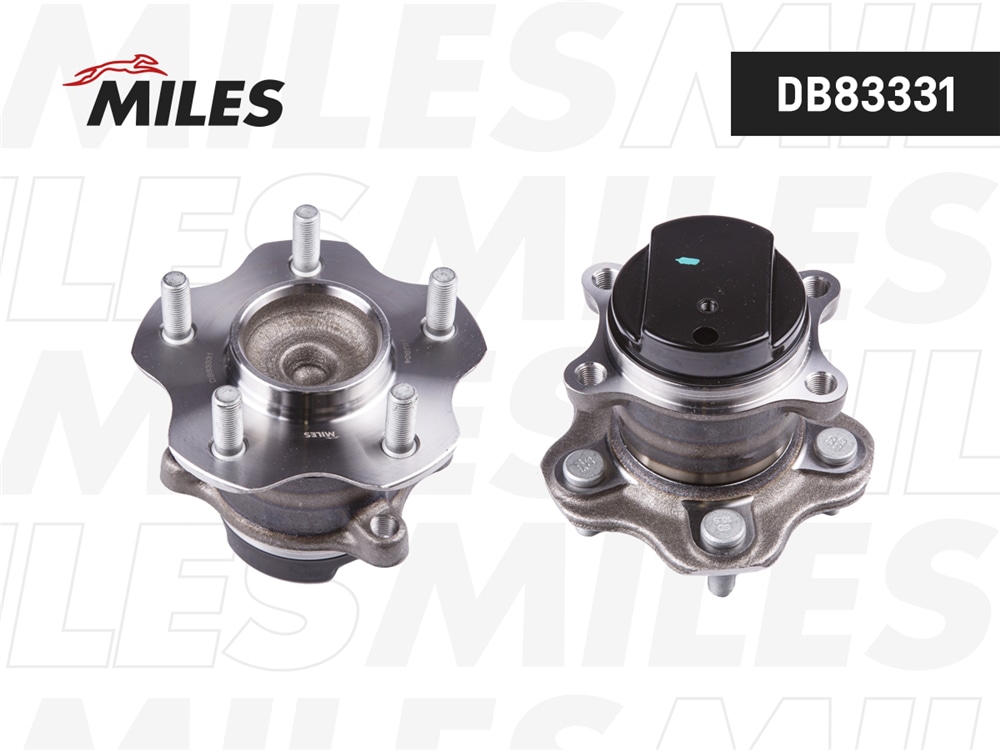 MILES DB83331 Ступица Задняя ось Nissan Juke (F15) 10-, Leaf (ZE0) 10-( ОЕМ432021KA0A, 43202BA60A) DB83331