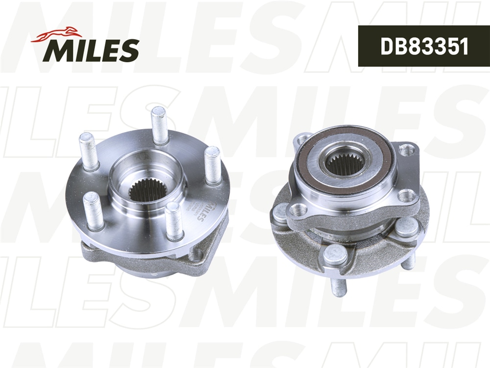 MILES DB83351 Ступица с подшипником SUBARU FORESTER/IMPREZA/XV 12- пер.