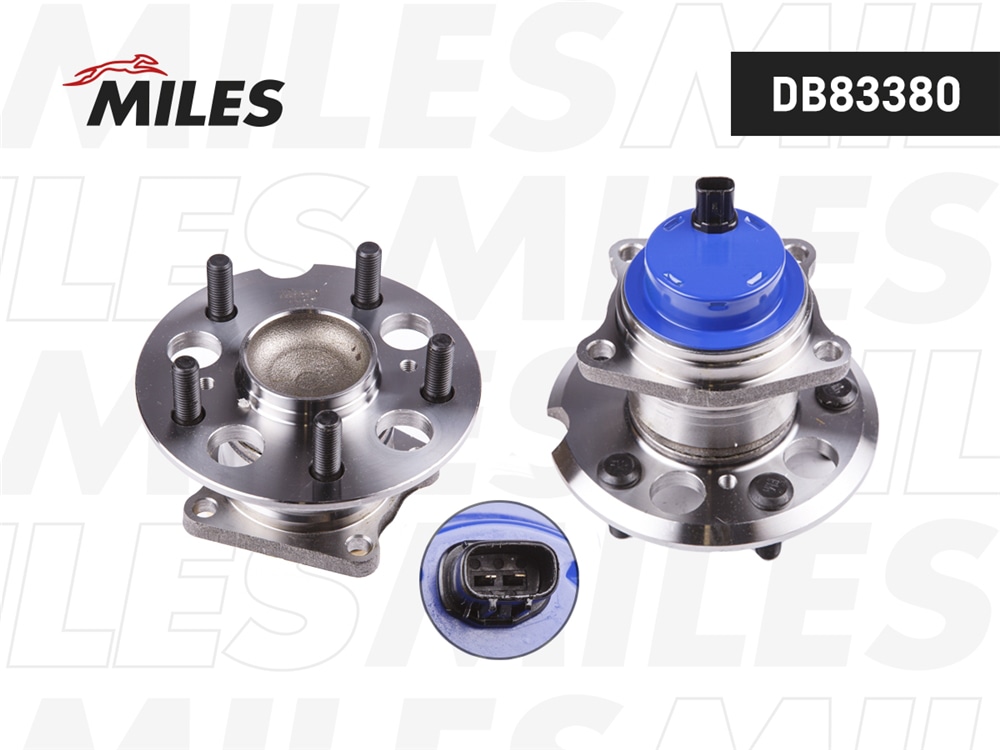 MILES DB83380 Ступица с подшипником TOYOTA RAV4 II 00-05 зад. +ABS