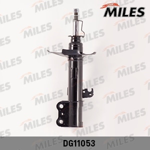 MILES DG11053 Амортизатор передний левый газовый TOYOTA COROLLA 02-(отверстие под ст.стаб. 10 мм) (KYB 334818) DG11053