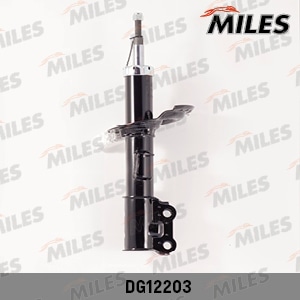MILES DG12203 Амортизатор передний левый газовый HYUNDAI SOLARIS 10- (TRW JGM1229T) DG12203