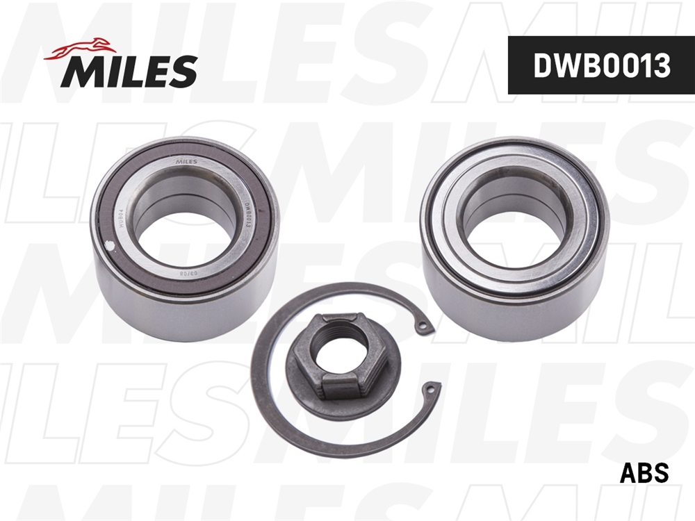 MILES DWB0013 Подшипник ступ. FORD FIESTA/FOCUS/FUSION 98- пер. +ABS