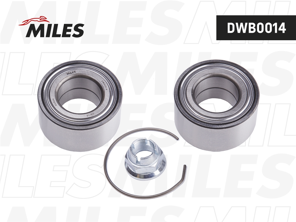 MILES DWB0014 Подшипник ступ. RENAULT LOGAN I-II/SANDERO 04- пер. -ABS