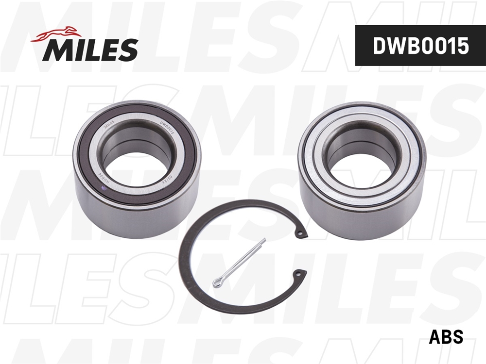 MILES DWB0015 Подшипник ступ. MITSUBISHI OUTLANDER II/ASX 07- пер.