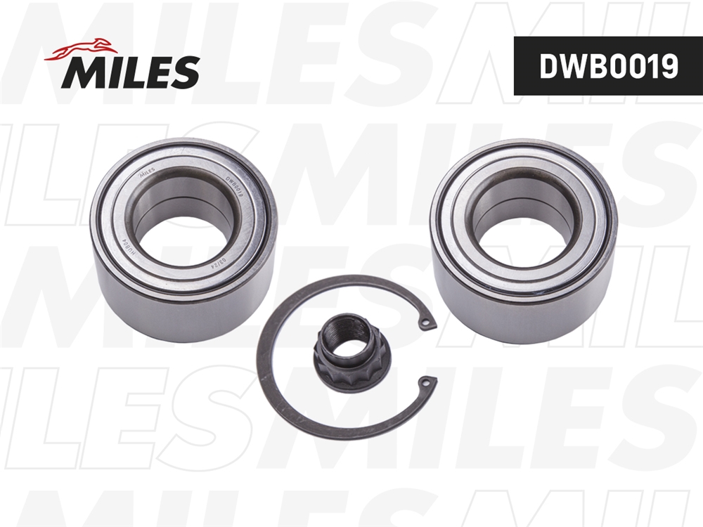 MILES DWB0019 Подшипник ступ. TOYOTA AVENSIS/CAMRY/COROLLA/LEXUS RX300 01- пер.