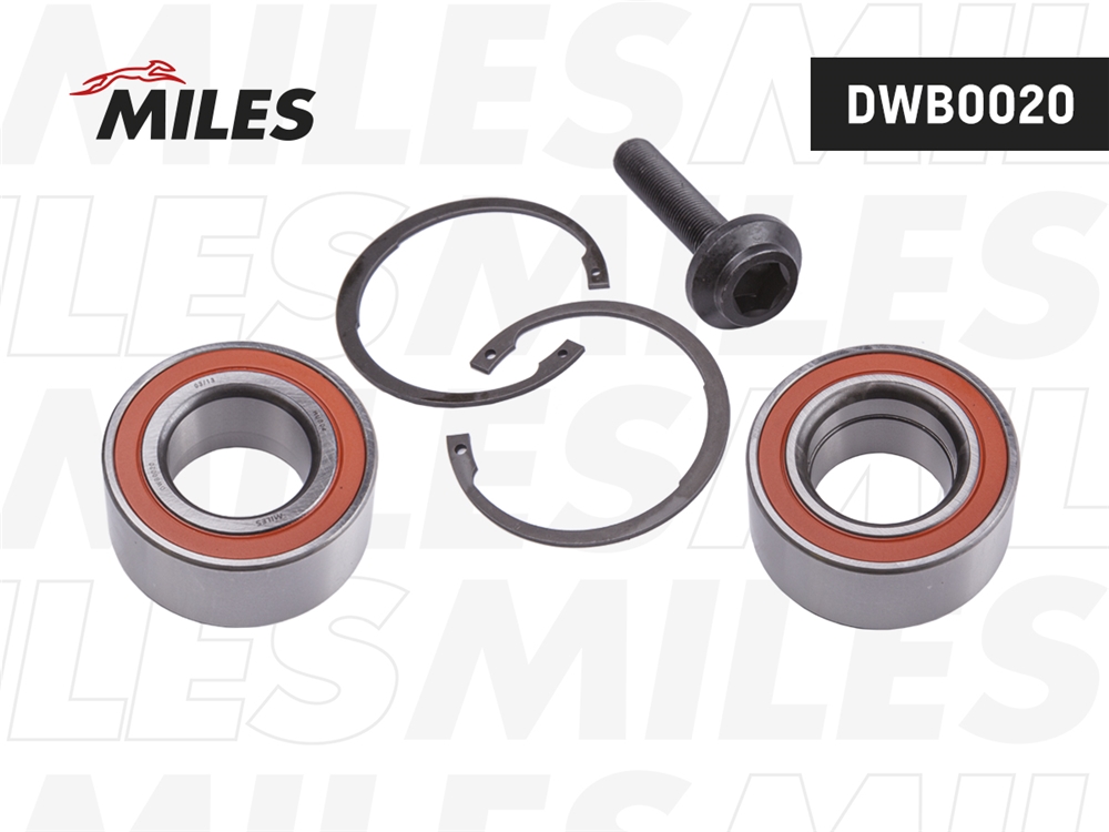 MILES DWB0020 Подшипник ступ. AUDI 100/80/A4/A6/A8/VW PASSAT/SKODA SUPERB 83-05 пер.