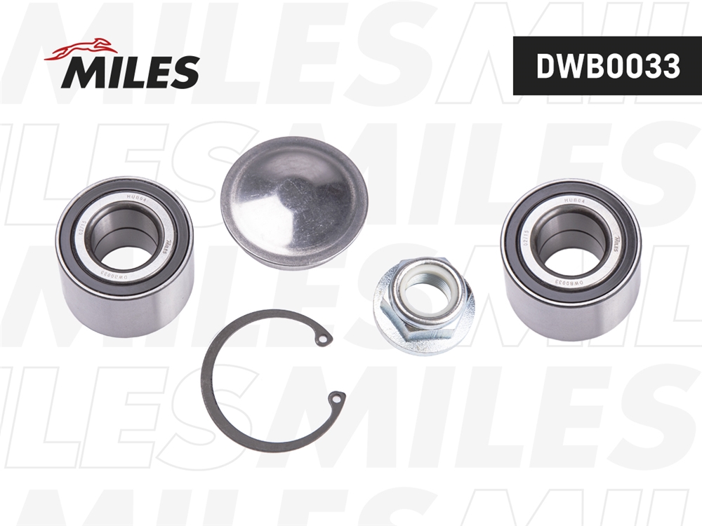 MILES DWB0033 Подшипник ступицы задний RENAULT LOGAN I/NISSAN NOTE/CHEVROLET SPARK M300 04- (SKF VKBA 3525) DWB0033