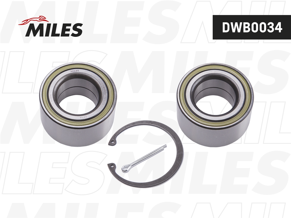 MILES DWB0034 Подшипник ступицы передний TOYOTA AVENSIS/COROLLA 97-08 (SKF VKBA 3979) DWB0034