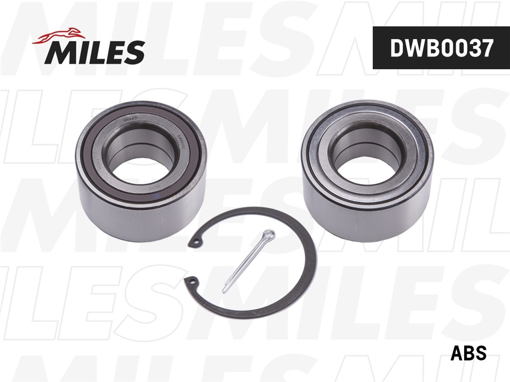 MILES DWB0037 Подшипник ступ. CHEVROLET AVEO III T300/OPEL MERIVA B 10- пер. ABS