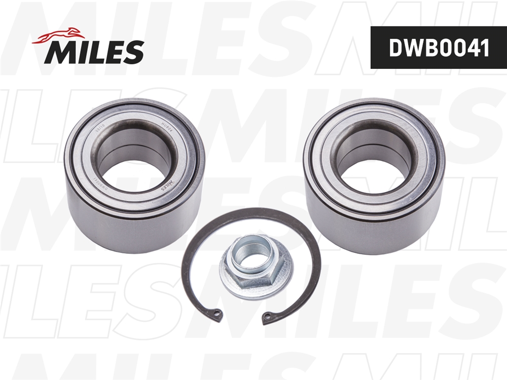 MILES DWB0041 Подшипник ступицы передний KIA SPECTRA(ИЖ)/CARENS/MAZDA 6/626 (SKF VKBA 7446) DWB0041