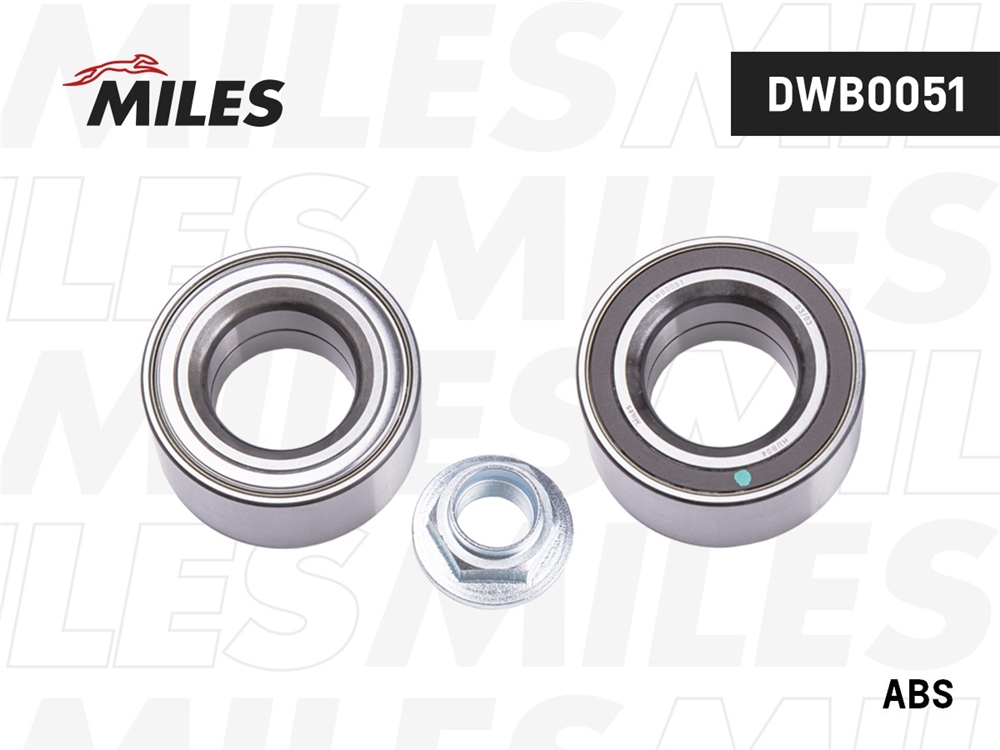 MILES DWB0051 Подшипник ступ. FORD MONDEO III 00-07 пер. ABS