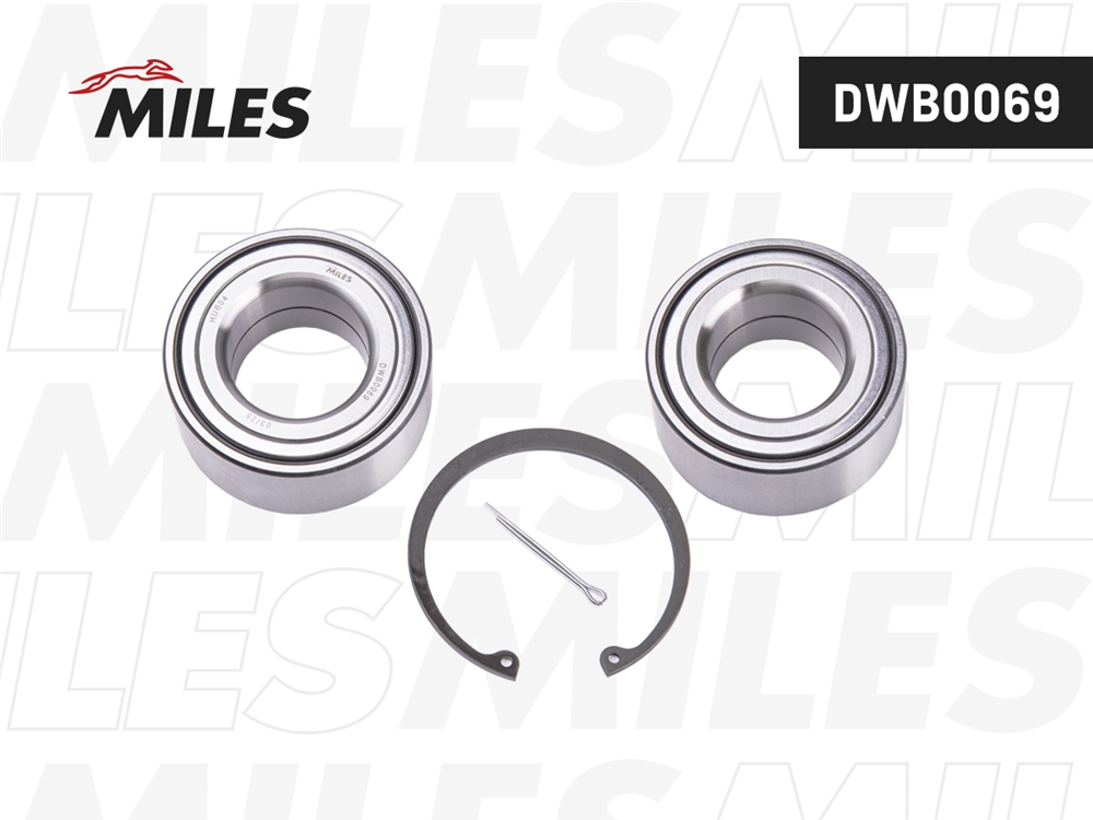 MILES DWB0069 Подшипник ступ. HYUNDAI ELANTRA XD/LANTRA/MATRIX/TIBURON/KIA CERATO 04 - пер.