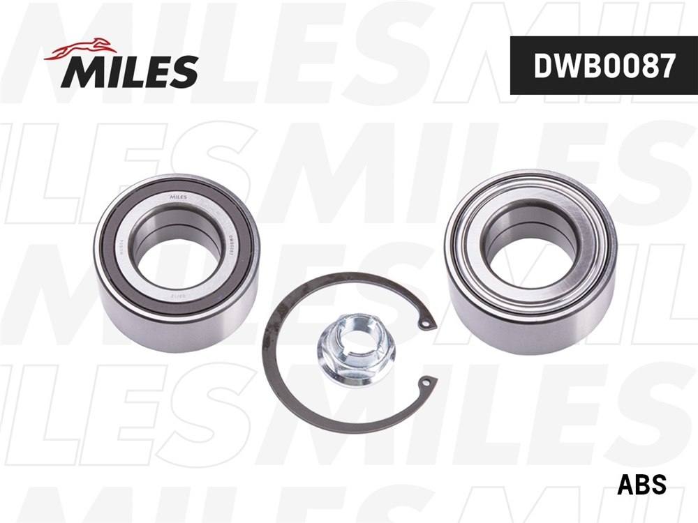 MILES DWB0087 Подшипник ступицы передний RENAULT FLUENCE/MEGANE III/DUSTER 08- (SKF VKBA 6682) DWB0087