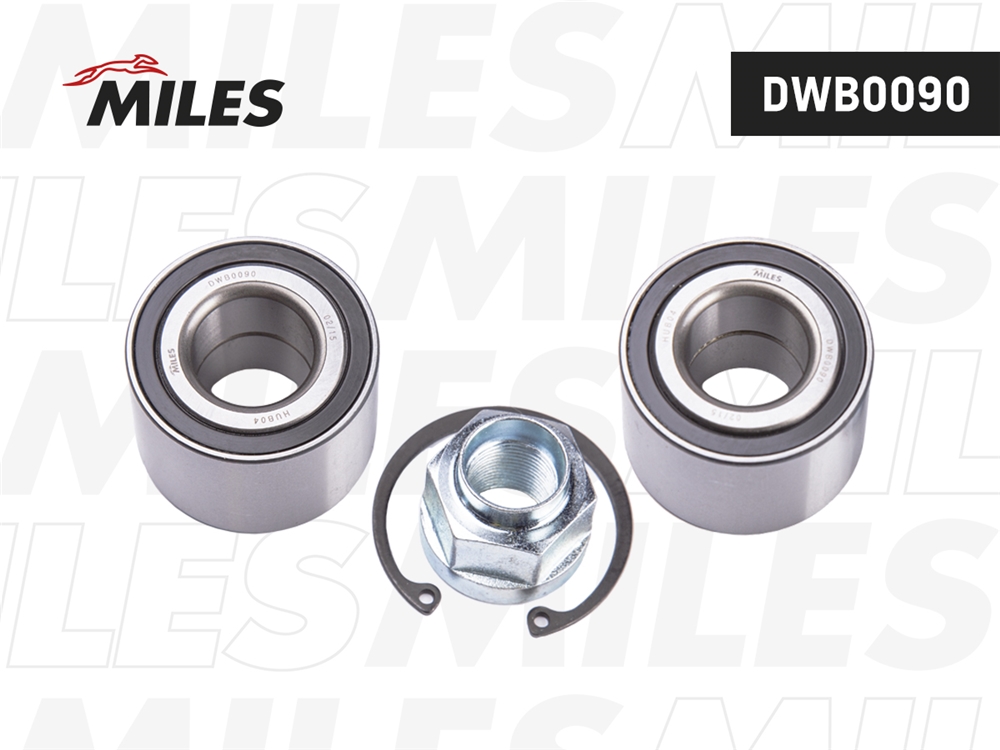 MILES DWB0090 Подшипник ступицы задний CHEVROLET AVEO II T250/255/SPARK III M300 05- (SKF VKBA 7573) DWB0090