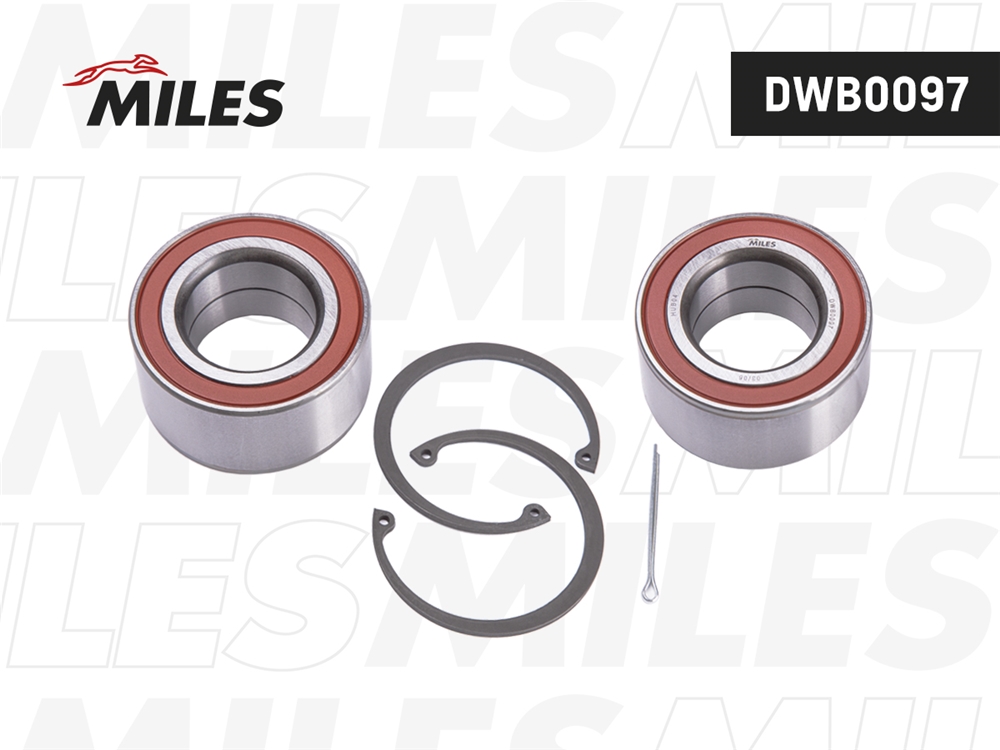 MILES DWB0097 Подшипник ступицы передний OPEL ASTRA/CORSA/KADETT/VECTRA/DAEWOO ESPERO 88- (SKF VKBA 736) DWB0097