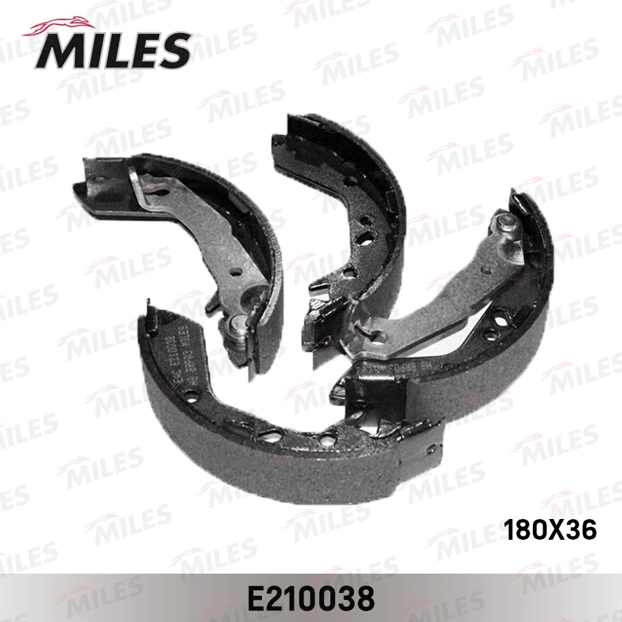 MILES E210038 Колодки торм.бар.HYUNDAI ACCENT Тагаз 1.3-1.6 00-05