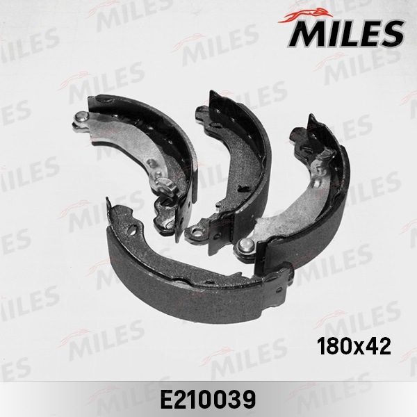MILES E210039 Колодки барабанные RENAULT LOGAN/CLIO (180x42) тормозная система BENDIX (TRW GS8669) E210039