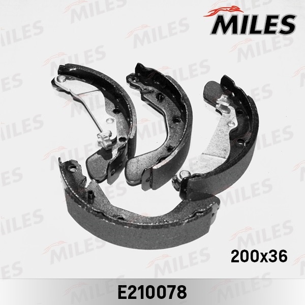 MILES E210078 Колодки тормозные барабанные CHEVROLET AVEO 1.2-1.5 05-