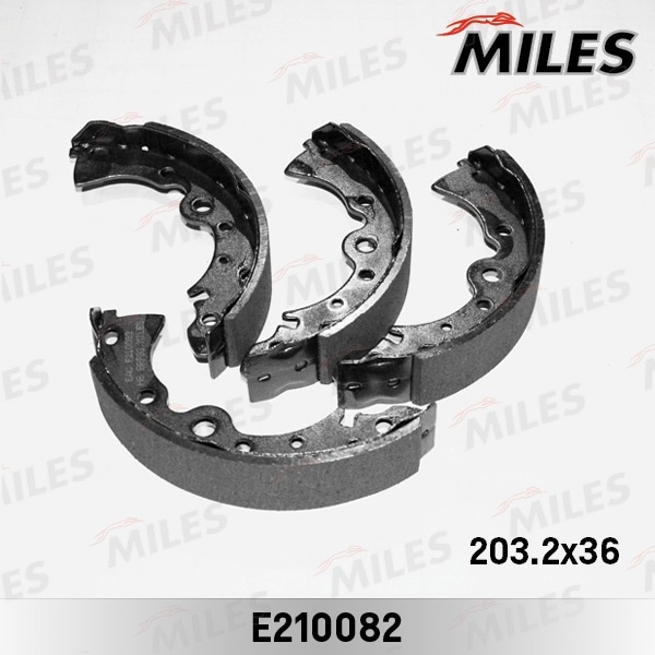 MILES E210082 Колодки торм.бар.NISSAN ALMERA CLASSIC/N16 00-/BLUEBIRD 00-05/SUNNY 00-03