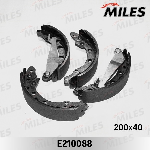 MILES E210088 Колодки торм.бар.AUDI A2/VW G2/G3/PASSAT/POLO/SKODA FABIA 86-08