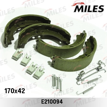 MILES E210094 Колодки стояночного тормоза CITROEN JUMPER/FIAT DUCATO/PEUGEOT BOXER (250) 06- (TRW GS8744) E210094