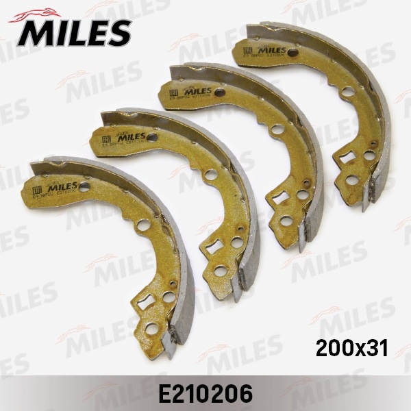 MILES E210206 Колодки барабанные KIA RIO 00-05 (TRW GS8486) E210206