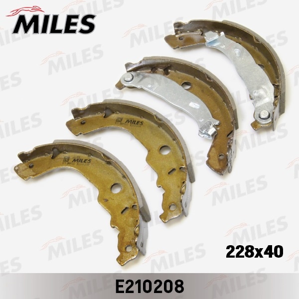 MILES E210208 Колодки торм.бар.PEUGEOT 207 1.4 06-