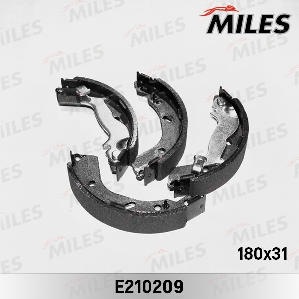 MILES E210209 Колодки барабанные (180*32 мм без ABS) (HYUNDAI GETZ) (TRW GS8737) E210209