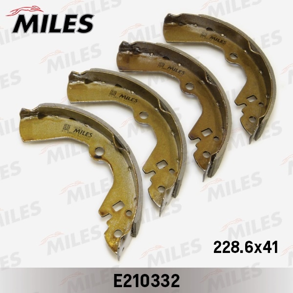 MILES E210332 Колодки торм.бар.NISSAN PRIMERA/SUNNY/HYUNDAI SONATA 85-95