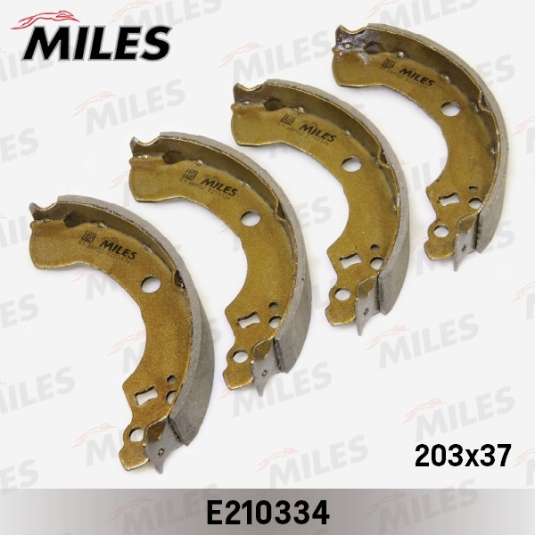 MILES E210334 Колодки барабанные (NISSAN ALMERA N16 00-/PRIMERA P11 96-02) (TRW GS8487) E210334