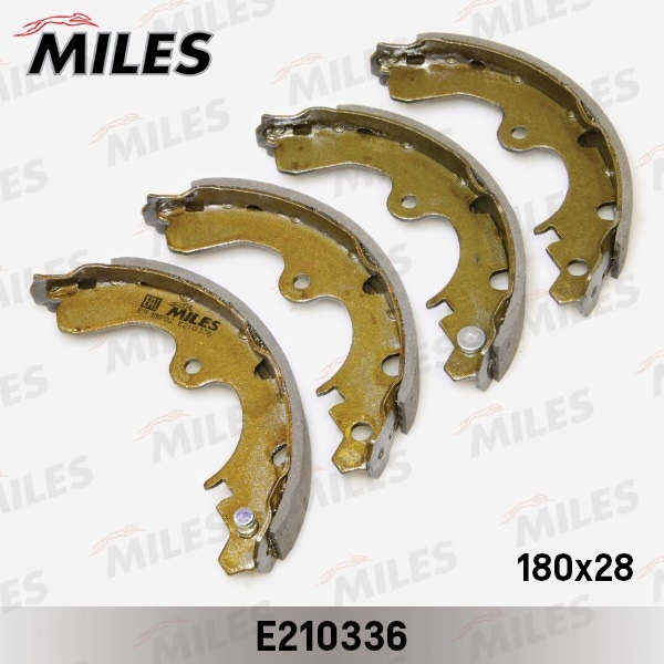 MILES E210336 Колодки тормозные барабанные TOYOTA PASEO/STARLET 1.0-1.5 89-99