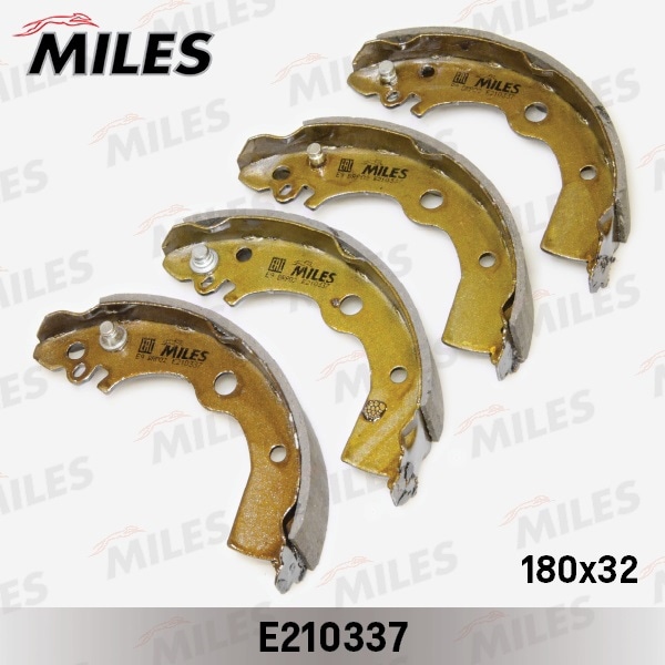 MILES E210337 Колодки барабанные (NISSAN ALMERA/SUNNY 1.4-2.0D 90-00) (TRW GS8556) E210337