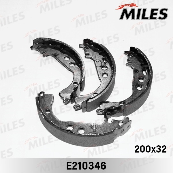 MILES E210346 Колодки торм.бар.TOYOTA YARIS 1.0-1.4 99-/IQ 09- (Японская сборка)