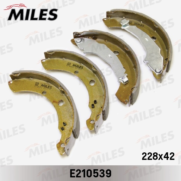 MILES E210539 Колодки тормозные барабанные