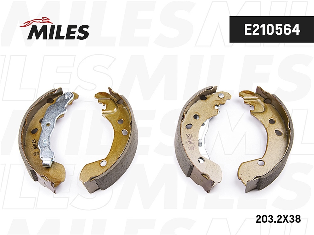MILES E210564 Колодки тормозные барабанные NISSAN MICRA 03-/NOTE 06-/RENAULT CLIO 05-/MODUS 04-