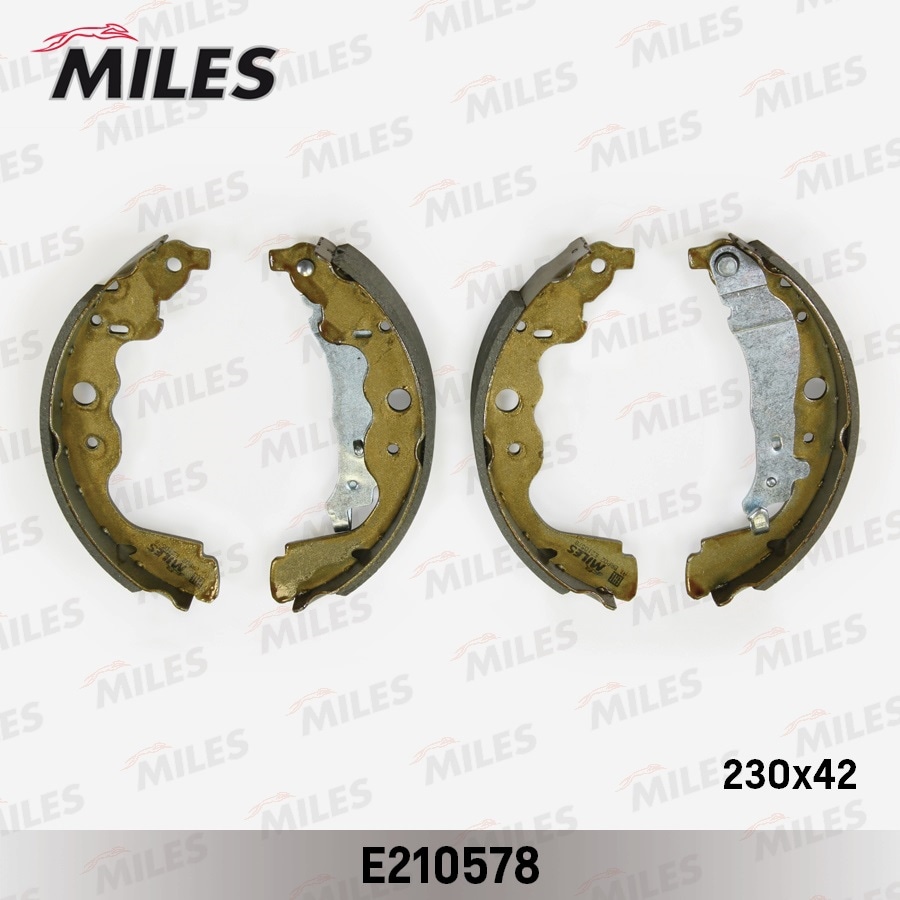 MILES E210578 Колодки тормозные барабанные RENAULT LOGAN унив./SANDERO/DUSTER (228x42) (TRW GS8780) E210578
