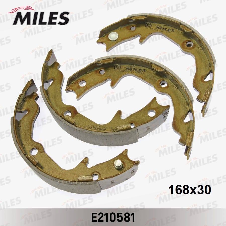 MILES E210581 Колодки ст.торм. MITSUBISHI ASX 10-/LANCER 08-/OUTLANDER 06-12 (168x30)