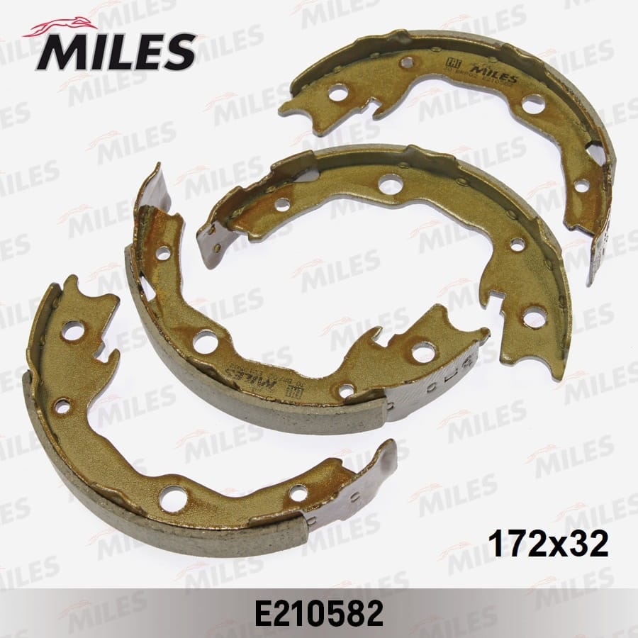 MILES E210582 Колодки стояночного тормоза NISSAN JUKE/QASHQAI/X-TRAIL(31)/RENAULT KOLEOS/TOYOTA RAV4 III (TRW GS8752) E210582