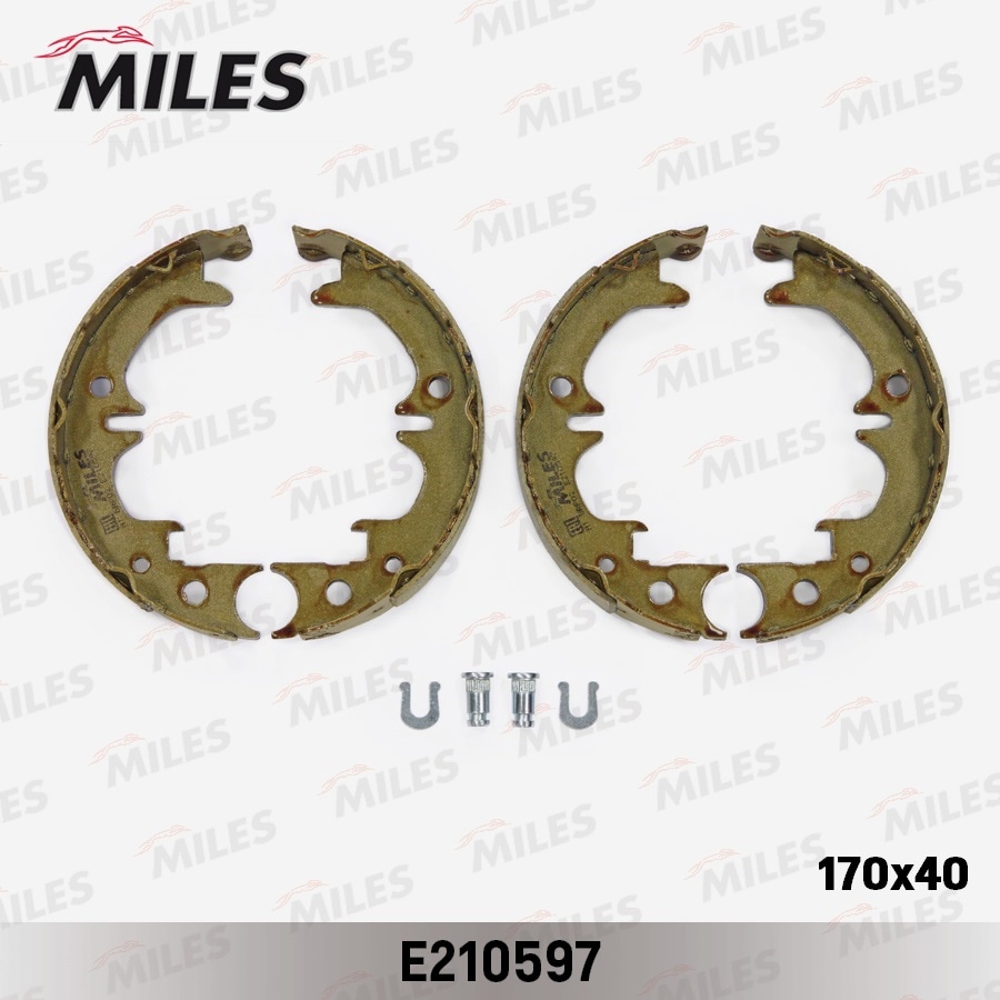 MILES E210597 Колодки ст.тормоза TOYOTA AVENSIS 97-03/CAMRY 86-/LEXUS RX300 00-03