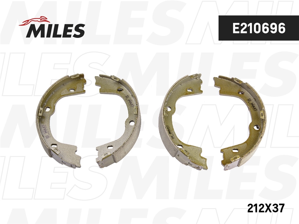 MILES E210696 Колодки стояночного тормоза HYUNDAI H1/ iX55 08- (TRW GS8003) E210696